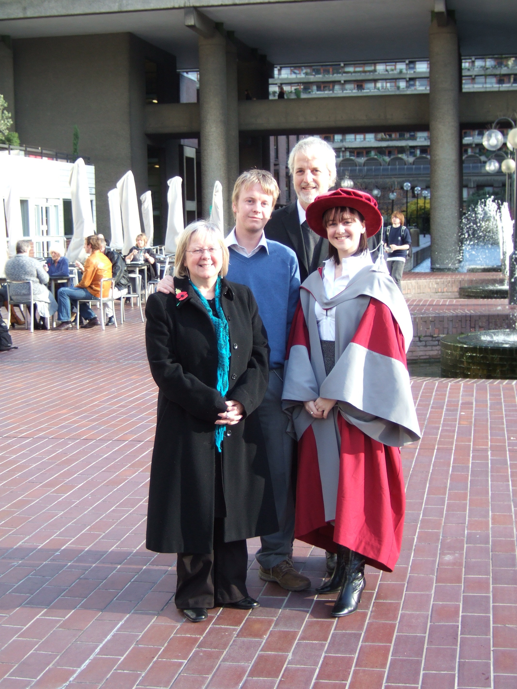 Martin and family at Heather's graduation